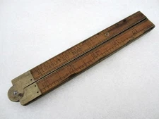 Vintage Stanley No. 62 Folding Wood Ruler USA Rule & Level Co