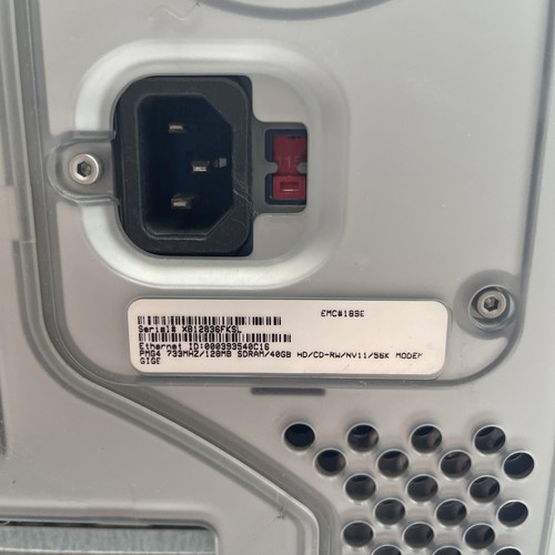 APPLE POWER MAC G4 Quicksilver M8493 POWERPC 1GB Ram No Power On See Photos A - Afbeelding 6 van 19