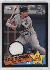 2020 Topps 1985 Baseball All-Stars Relics Black /199 Mark McGwire #85ASR-MM 04br