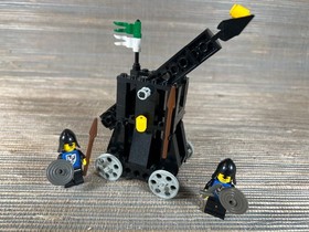 Vintage Lego Legoland 6030-1 Catapult Complete 1984 Castle Black Falcons