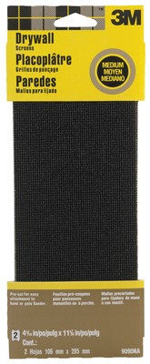 10 Pack - Drywall Sanding Screen, Medium, 4-3/8 x 11 In., 2-Pk. - 9090NA-DC