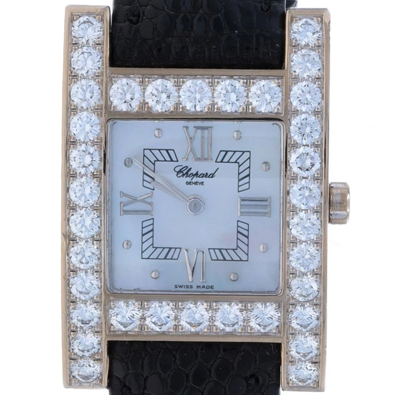 Orologio Chopard Your Hour Diamond 4451 13 6621 oro 18 carati quarzo 3 40 ctw 1 anno nuovo