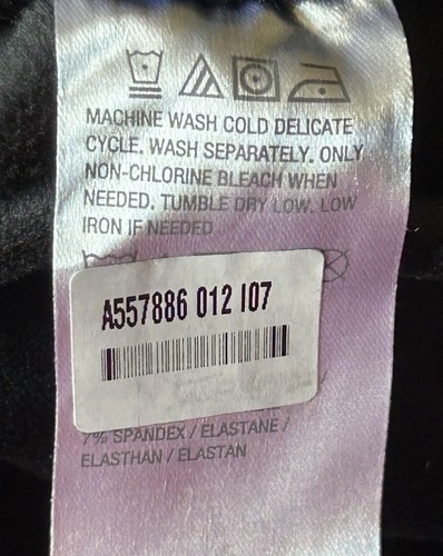 Isaac Mizrahi Live! Women’s Size XXST Soho Tall Double Faced Black Velour Pant - Picture 6 of 8