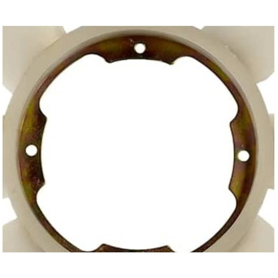 Hoja del ventilador de embrague blanco 11 aspas 490 mm diámetro exterior para Nissan D21 1990-1994 Foto 3 de 4