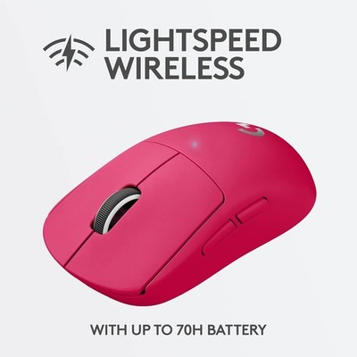 Logitech G PRO X SUPERLIGHT Wireless Gaming Mouse - Magenta - 996