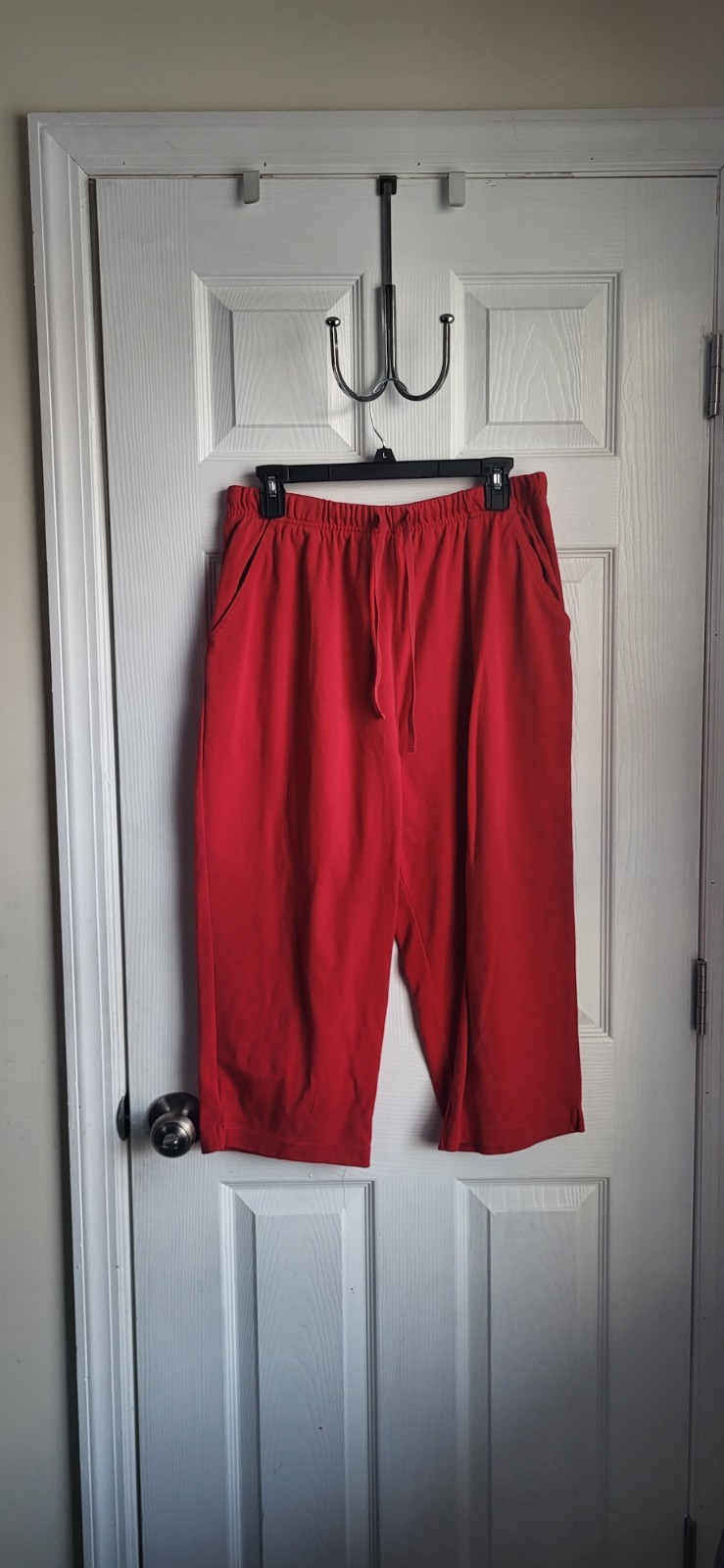 Classic Elements Collection Women's Red Pants Cot… - image 1