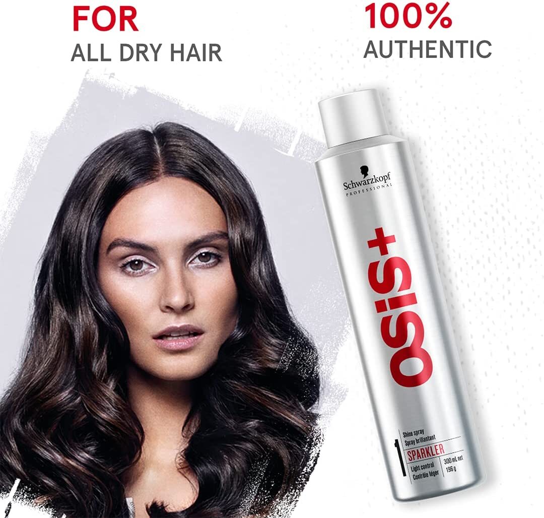 Schwarzkopf - OSIS+ SPARKLER shine spray - 300 ml / 10.1 oz (Pack of 3)