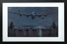 Dambusters Lancaster Bomber Giclee Fine Art Print Wall  Picture Decor Canvas Art