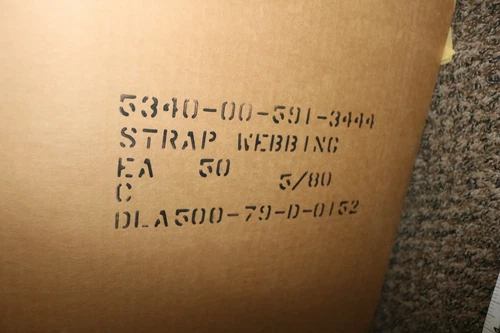 lot of 2 NOS USGI OD Canvas Web door strap set M151 M151A1 M151A2 M718 jeep