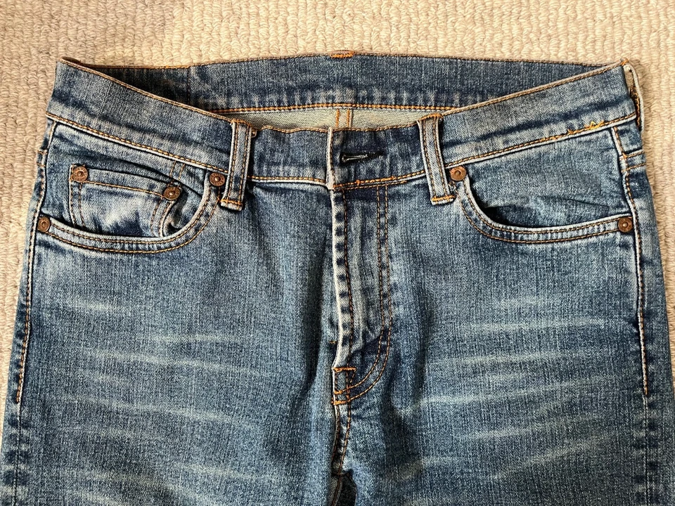 Pantalones de mezclilla para mujer Evisu azules talla 29 - excelente estado Foto 4 de 4