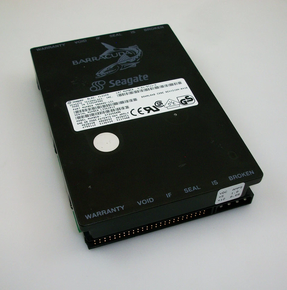 SEAGATE ST32550N 2.1GB 50 PIN SCSI Hard Drive - Image 2 of 3