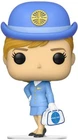 Pop! AD Icons Pan Am Stewardess with White Bag #142 Vinyl Figure Funko DMG PKG!