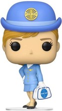 Pop! AD Icons Pan Am Azafata con Bolsa Blanca #142 Figura Vinilo Funko DMG ¡PAQUETE!