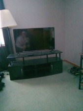 onn 40 inch TV and stand