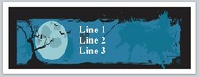 Personalized Address Labels Scary Halloween Night JX 615