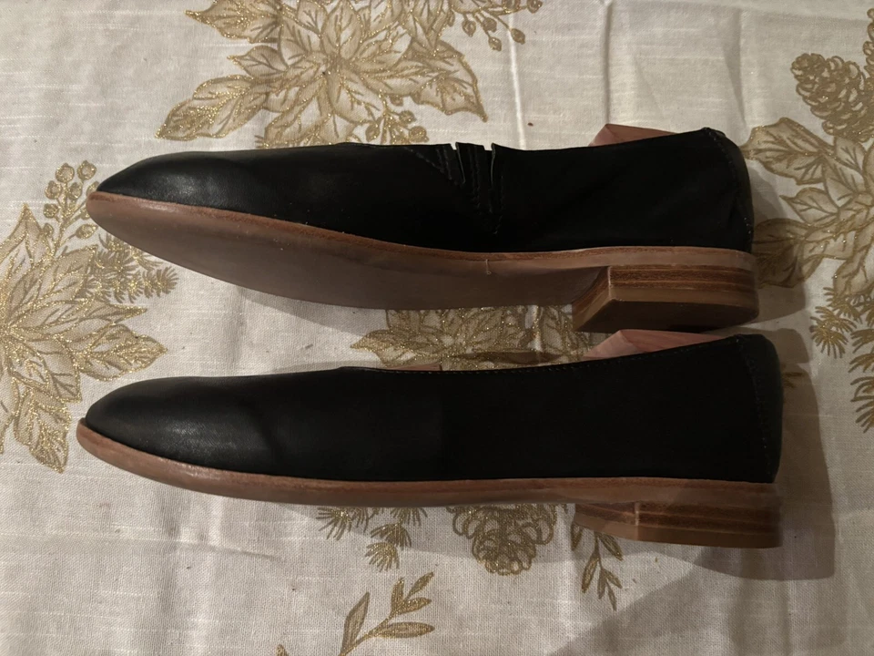 JEFFERY CAMPBELL Black Glove Leather “Jordan” Ballet Flats Size 8.5 - Изображение 4 из 4