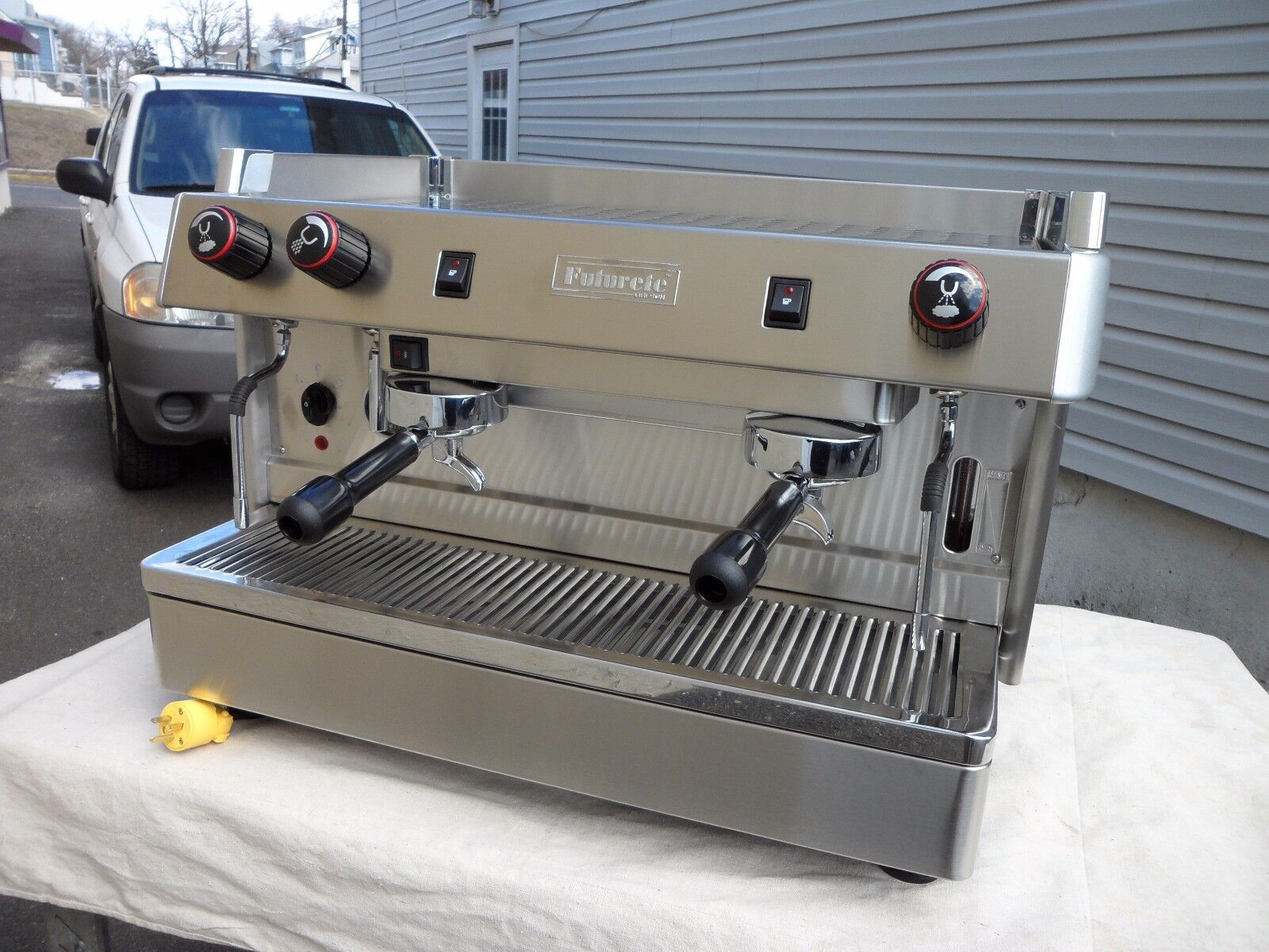 NEW 2 Group Stainless Steel Commercial Espresso Cappuccino Machine