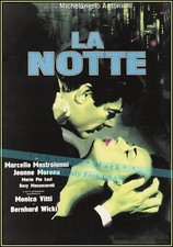 La Notte 1960 La Notte Film Italiano Poster Vintage Stampa Stile Retrò Wall Art