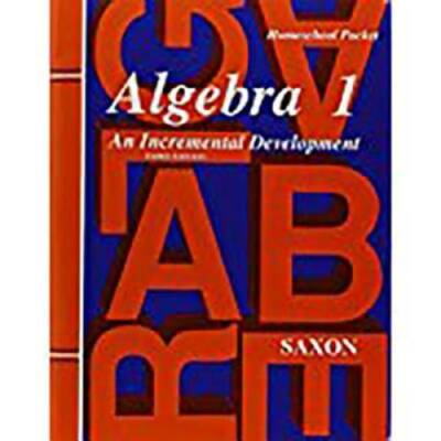 Algebra 1: An Incremental Development, Homeschool Packet - Paperback - GOOD