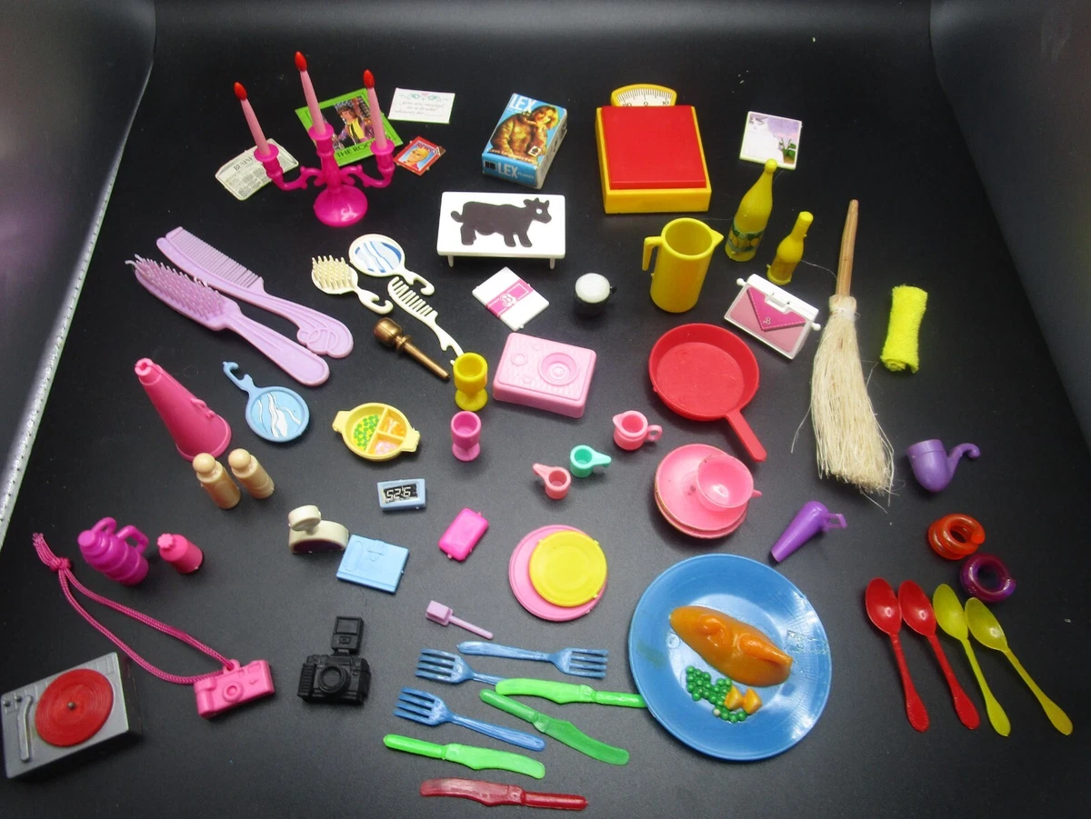 Lot Of Miscellaneous Barbie Clothes And Accessories