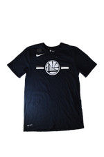 NEW NIKE GOLDEN STATE WARRIORS WOMENS T-SHIRT BLACK / WHITE 933714 010 