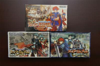 Game Boy Advance Fire Emblem Binding Blade Sacred Stones Boxed Jp Gba Games Ebay