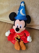 Disneyland Resort Sorcerer Mickey Mouse Bean Bag Plush 8" Fantasia New