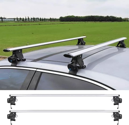 Barre transversale de barre transversale de rail de toit sans barre compatible avec Chevrolet Silverado EV 2023-2026 - Photo 2/10