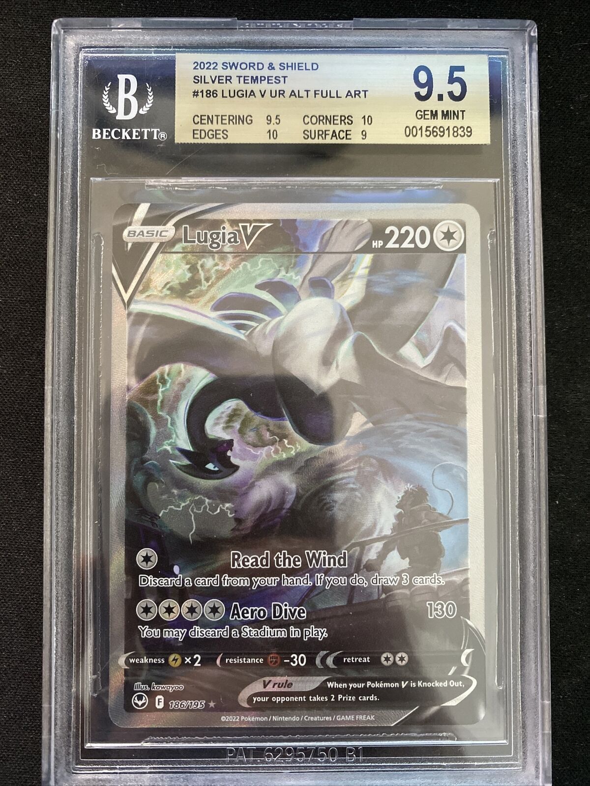 Pokemon Trading Card Game promo 325/S-P Lugia VSTAR (Rank A)