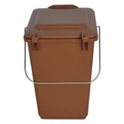1x SULO BioBoy 10 Litre Brown Waste Collector Kitchen Waste Container Sorter Bin