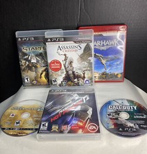 Lote de 6 juegos de PS3 - Call Of Duty Black Ops, Assassins Creed, Warhawk, Star Hawk +