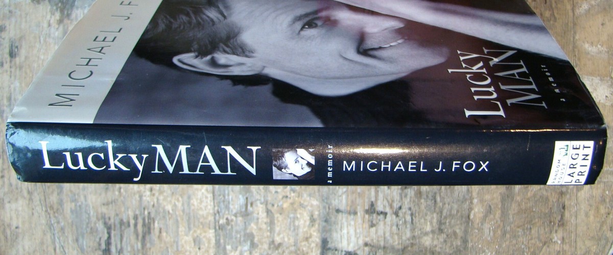 Lucky Man: A Memoir ~2002 Large Print HC~ Michael J. Fox