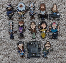 Grateful Dead Pin Band Member Full 13 Pin Set Limited Edition /100 Nice