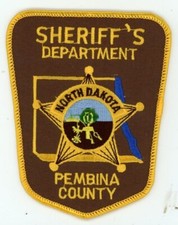 NORTH DAKOTA ND PEMBINA COUNTY SHERIFF DEPARTMENT NICE SHOULDER PATCH POLICE