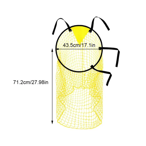 2x Football Target Net Soccer Target Goal Net Soccer Top Bins Goal Target Bags - Picture 3 of 10