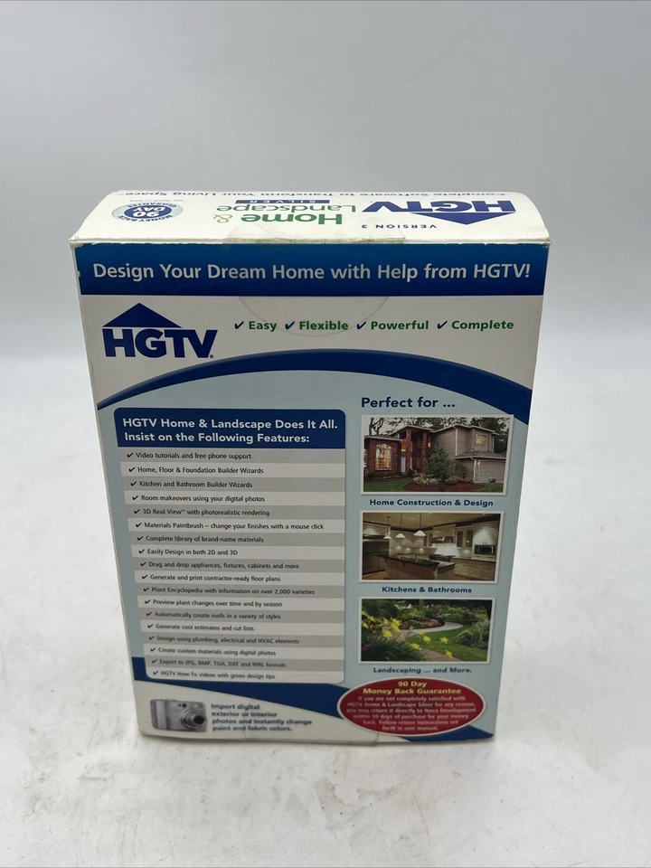 HGTV Home & Landscape Platinum Suite Version 3 Design PC Software #1 Selling - Image 3 of 4