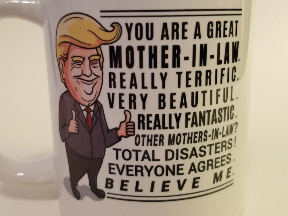 Taza de café republicana divertida madre suegra Donald Trump otro desastre créeme Foto 2 de 4