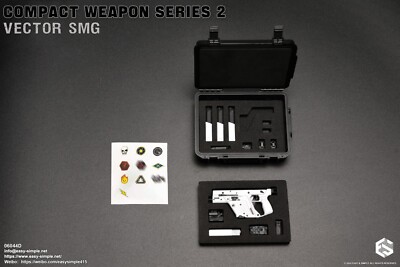 1:6 scale Easy & Simple Compact Weapons Series 2 Vector SMG Set D for 12'' Figure