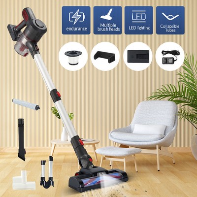 10 in 1 Cordless Stick Vacuum Lightweight Anti-Allergen Pet with LED Headlights
