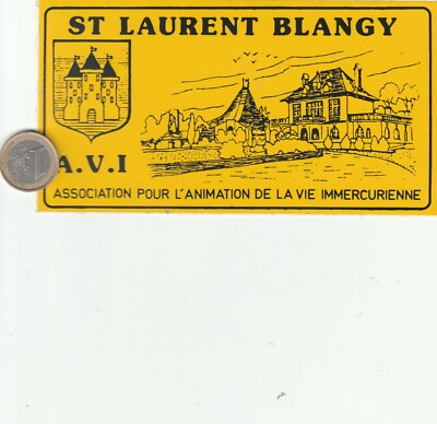 STICKER . Saint Laurent Blangy Regionalism. AVI