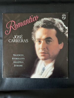 Jose Carreras Romantico LP Vinyl Philips 9500 894 Netherlands