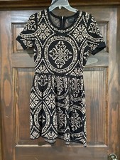 romeo & juliet sweater dress black brown fall winter