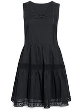NEXT WOMENS BLACK PURE COTTON SUMMER PANELLED BOHO FROCK DRESS 6~22 ONLY £8.95