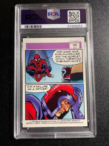 1990 Marvel Universe Singles: ALL PSA 9 GRADED Pick your card -COMPLETE YOUR SET - Picture 22 of 86