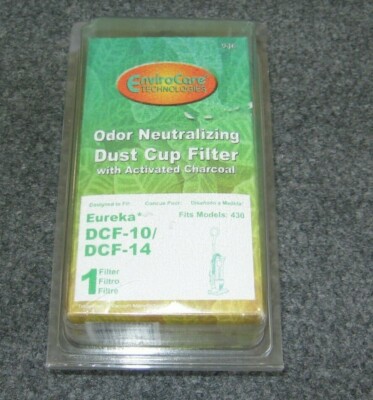 Envirocare Eureka DCF-10/DCF-14 HEPA Charcoal Odor Neutralizing Filter for 430