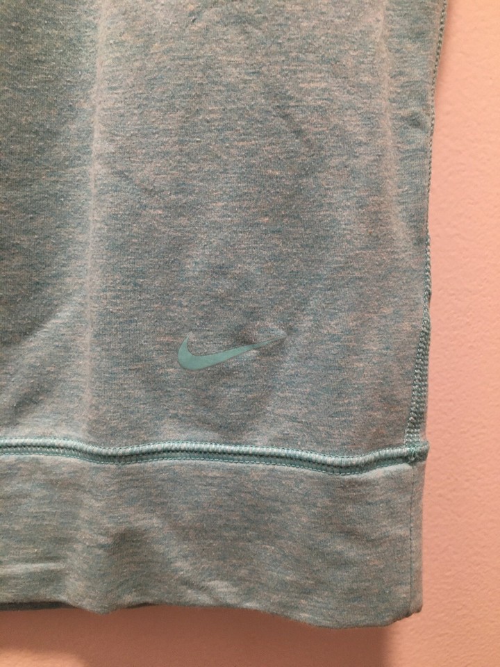 Nike Dri Fit Womens Xs Shirt Heather Mint Green GUC Short Sleeve eBay