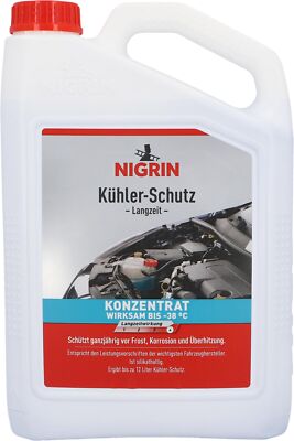NIGRIN Kühler-Schutz Langzeit Konzentrat, Kühler-Frostschutz, 3 L, für Benzin- u