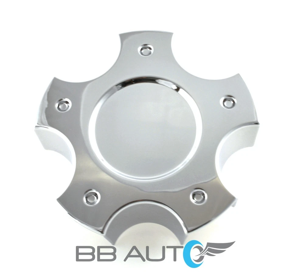 NUEVO Juego de tapacubos centrales cromados para Chevrolet Corvette Z06 2006-2010 Foto 2 de 4