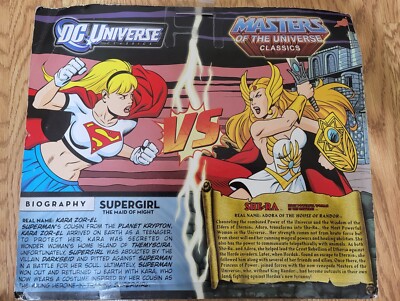 DC Universe SUPERGIRL VS Masters Of The Universe SHE-RA Toys