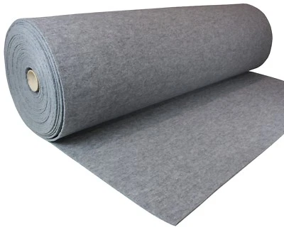 Grau Filz Filzstoff 100x150cm Meterware 7,0mm Stark - 750 g/m2 - Filzmatte